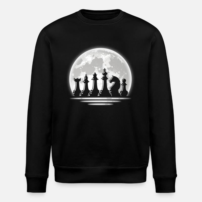 Chess - Stanley/Stella ROLLER Unisex Organic Sweatshirt - black