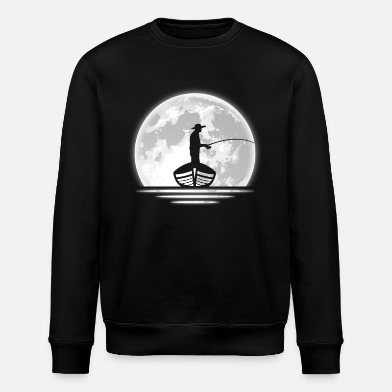 Angler - Stanley/Stella ROLLER Unisex Organic Sweatshirt - black