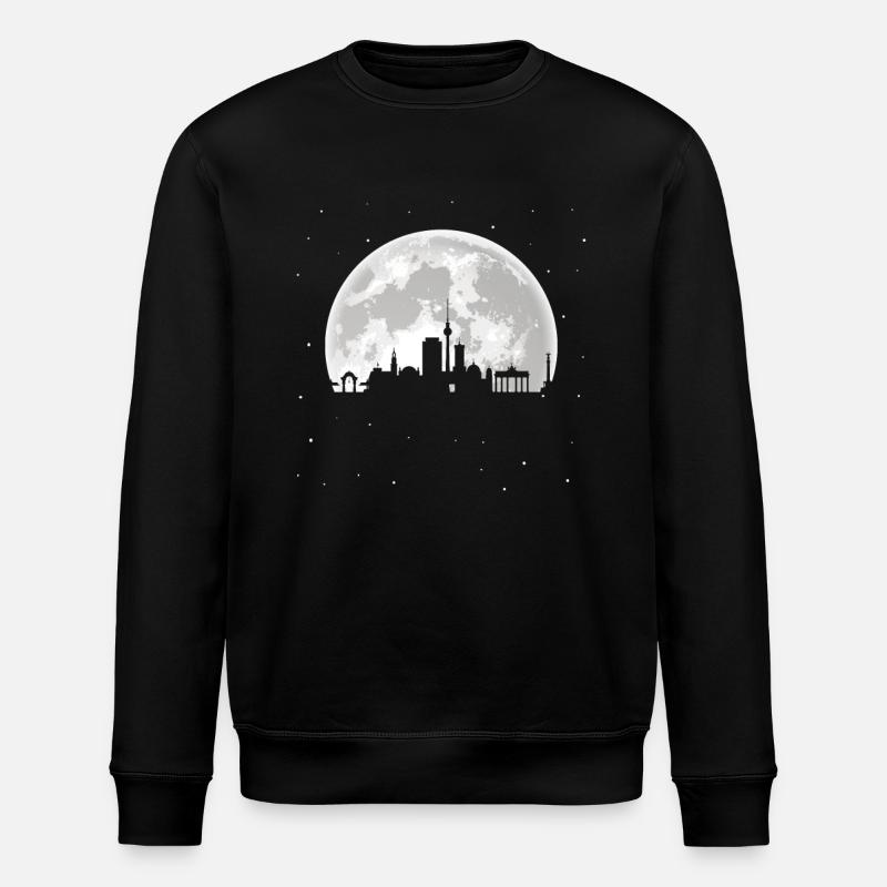 Berlin skyline - Stanley/Stella Unisex Bio-Sweatshirt ROLLER - Schwarz