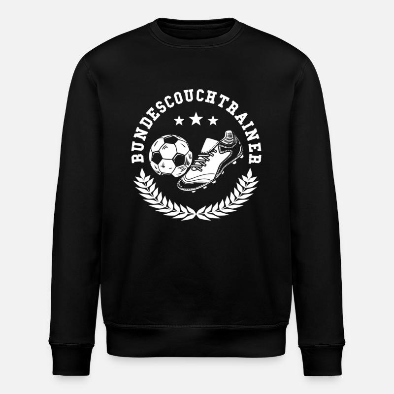 Bundescouchtrainer - Stanley/Stella ROLLER Unisex Organic Sweatshirt - black