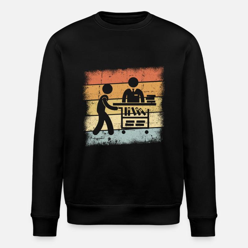 Bibliothécaire - Sweat bio ROLLER Stanley/Stella Unisexe - noir