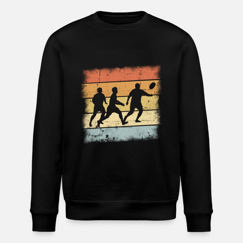 Cadeau Rugby - Sweat bio ROLLER Stanley/Stella Unisexe - noir