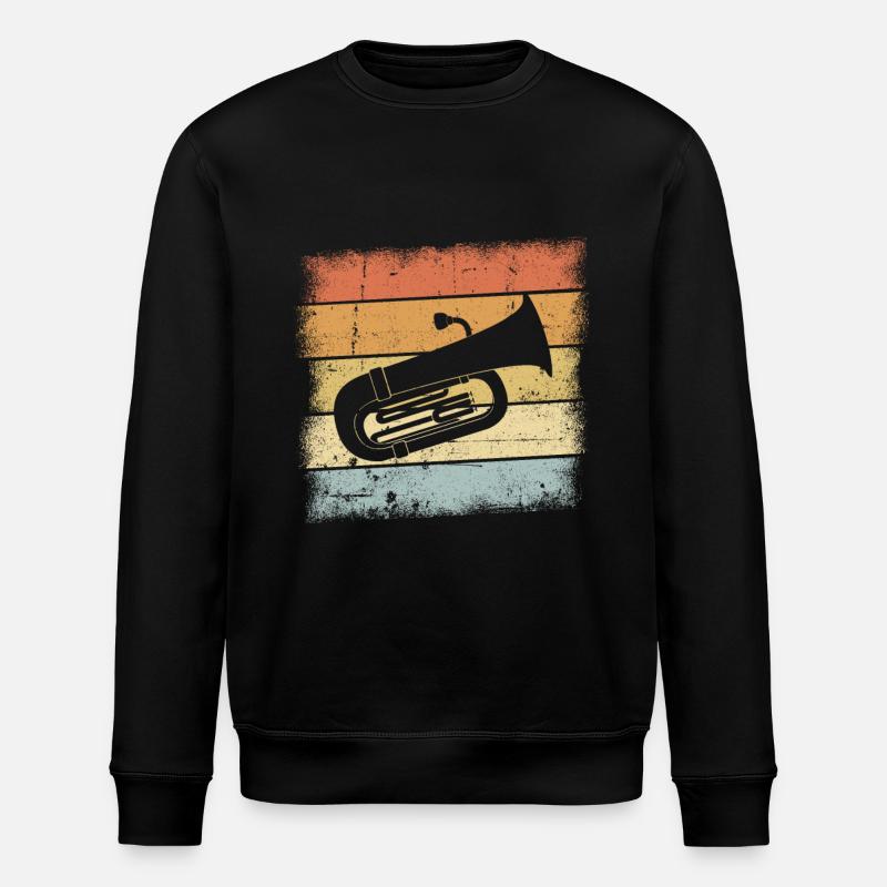 Tuba - Sweat bio ROLLER Stanley/Stella Unisexe - noir