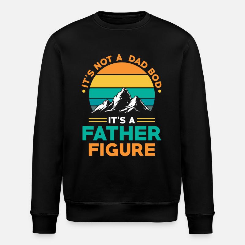 Papa Bod figure paternelle - Sweat bio ROLLER Stanley/Stella Unisexe - noir
