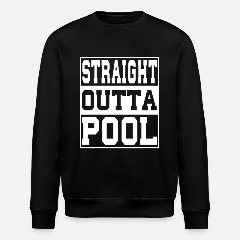 Pool saying funny - Stanley/Stella ROLLER Unisex Organic Sweatshirt - black