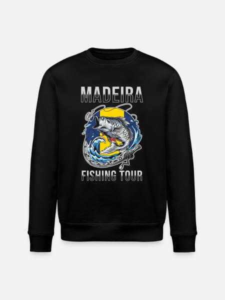 Excursion de pêche à Madère - Sweat bio ROLLER Stanley/Stella Unisexe - noir