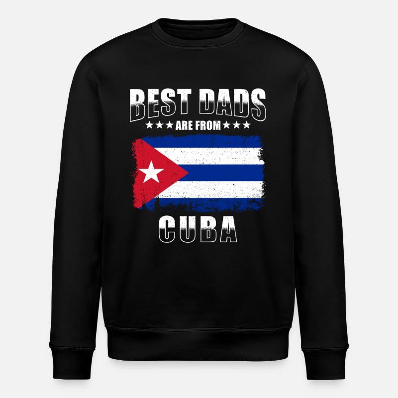Cuban father - Stanley/Stella ROLLER Unisex Organic Sweatshirt - black