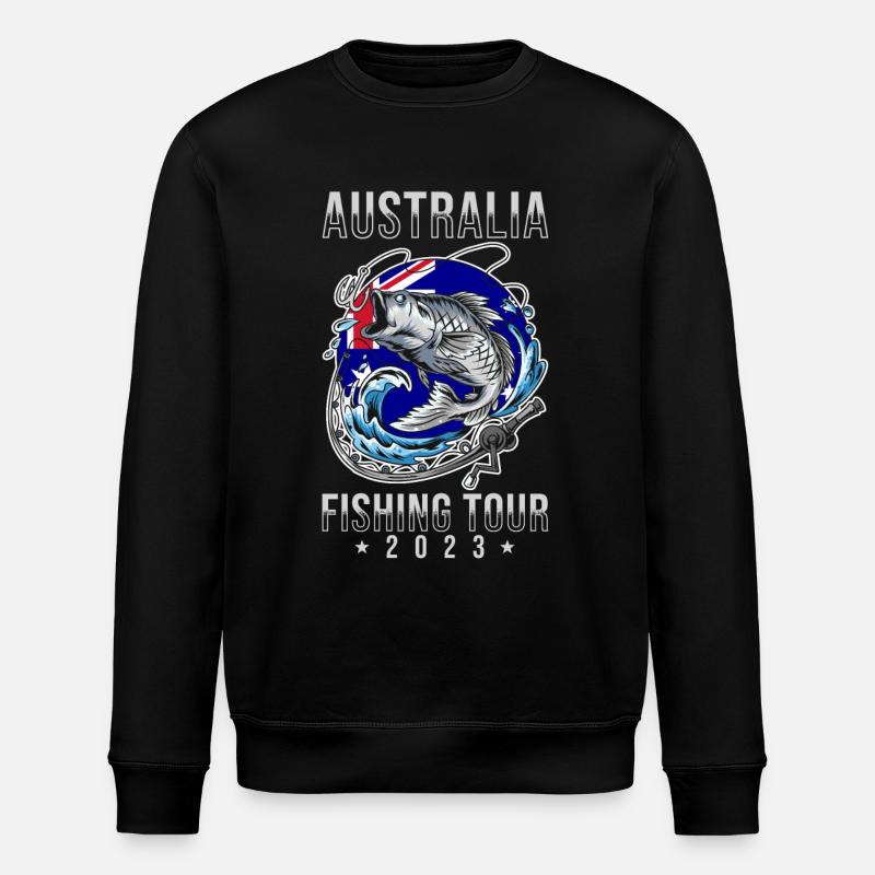 Circuit de pêche Australie 2023 - Sweat bio ROLLER Stanley/Stella Unisexe - noir