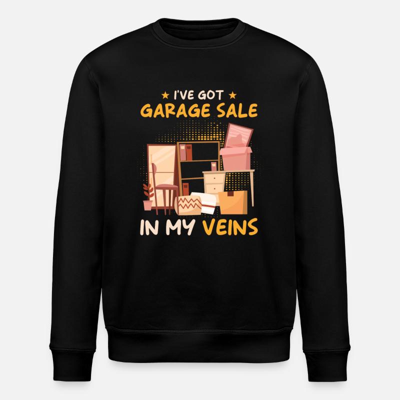 Slogan de vente de garage - Sweat bio ROLLER Stanley/Stella Unisexe - noir