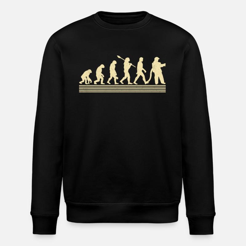 Fire brigade evolution - Stanley/Stella ROLLER Unisex Organic Sweatshirt - black