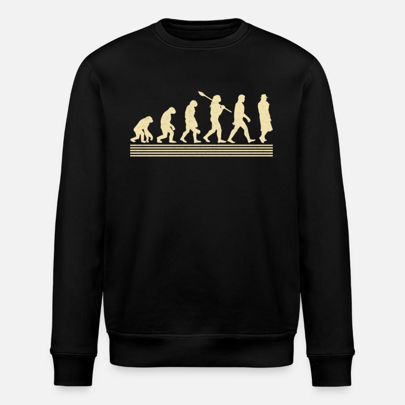 Mortician evolution - Stanley/Stella ROLLER Unisex Organic Sweatshirt - black