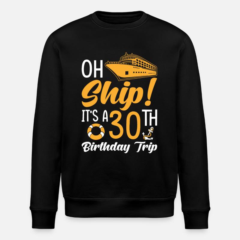 Croisière 30e anniversaire Voyage - Sweat bio ROLLER Stanley/Stella Unisexe - noir