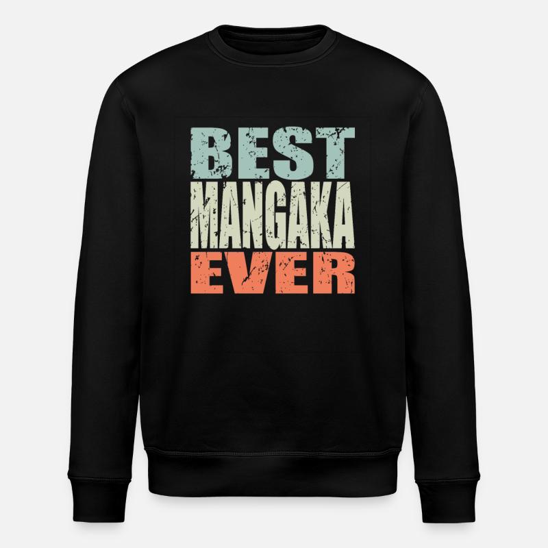 Best Mangaka ever Mangaka Gift - Stanley/Stella ROLLER Unisex Organic Sweatshirt - black