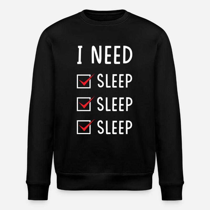 Sommeil Sommeil Sommeil - Sweat bio ROLLER Stanley/Stella Unisexe - noir
