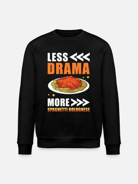 Spaghetti Bolognese - Stanley/Stella ROLLER Unisex Organic Sweatshirt - black