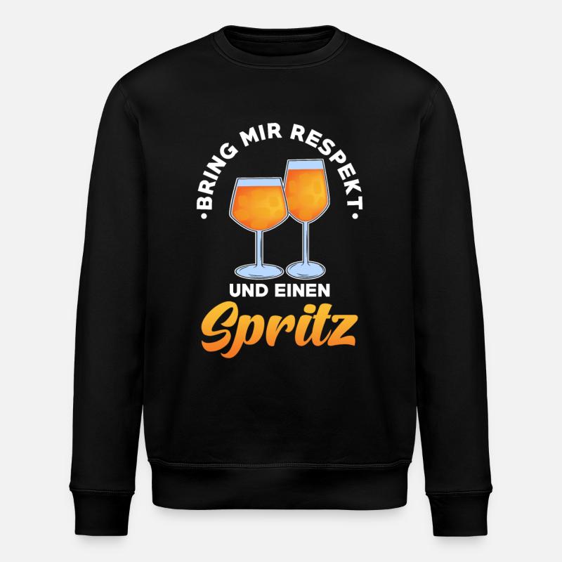 Spritz Cocktail - Stanley/Stella Unisex Bio-Sweatshirt ROLLER - Schwarz