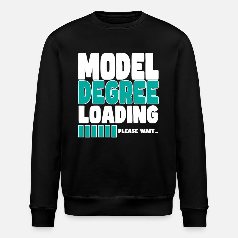 Model lädt Ausbildung - Stanley/Stella Unisex Bio-Sweatshirt ROLLER - Schwarz