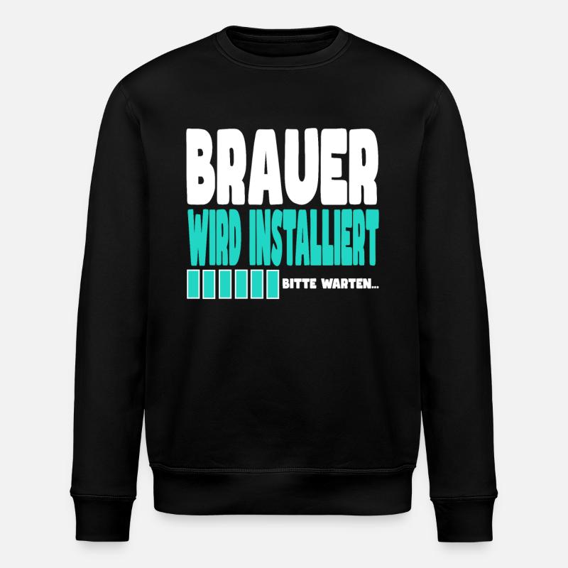 Brauer wird installiert - Stanley/Stella Unisex Bio-Sweatshirt ROLLER - Schwarz