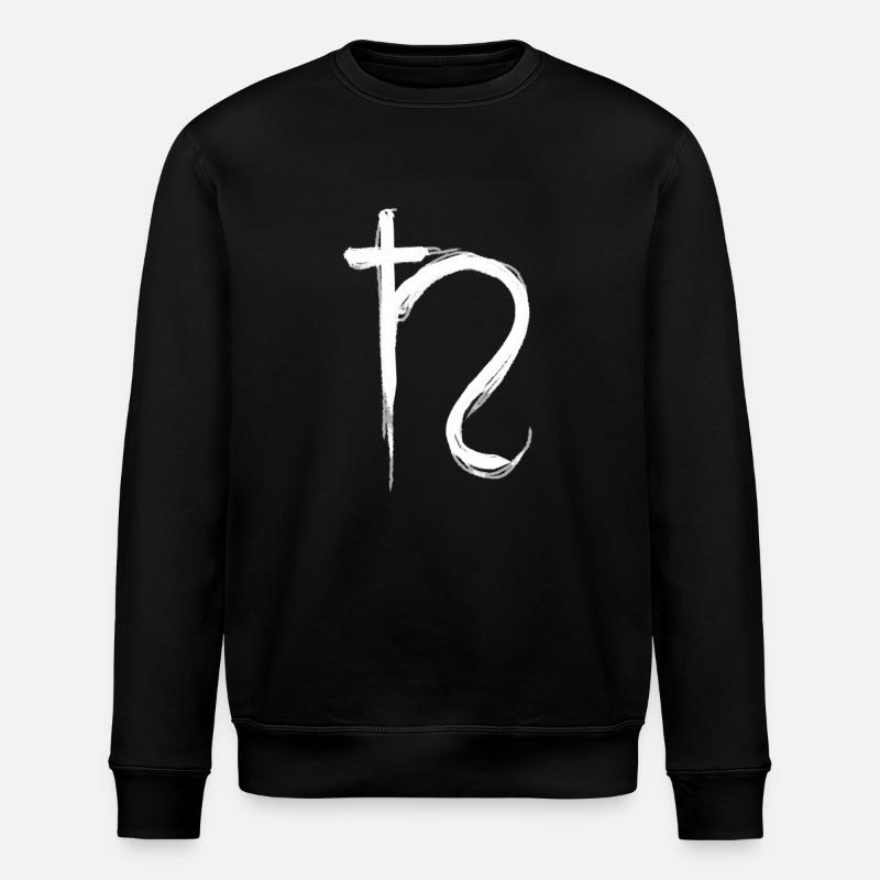 Symbole d’astrologie de Saturne - Sweat bio ROLLER Stanley/Stella Unisexe - noir