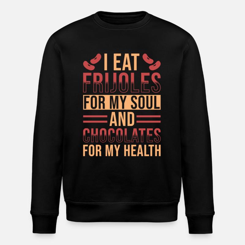 Frijoles - Stanley/Stella ROLLER Unisex Organic Sweatshirt - black