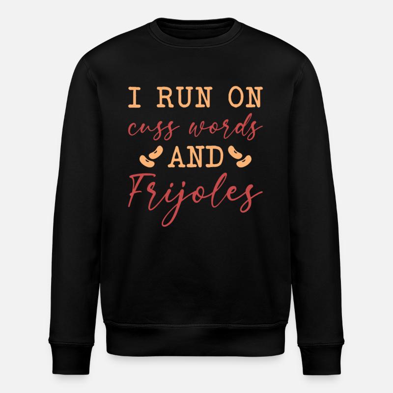 Frijoles - Stanley/Stella ROLLER Unisex Organic Sweatshirt - black