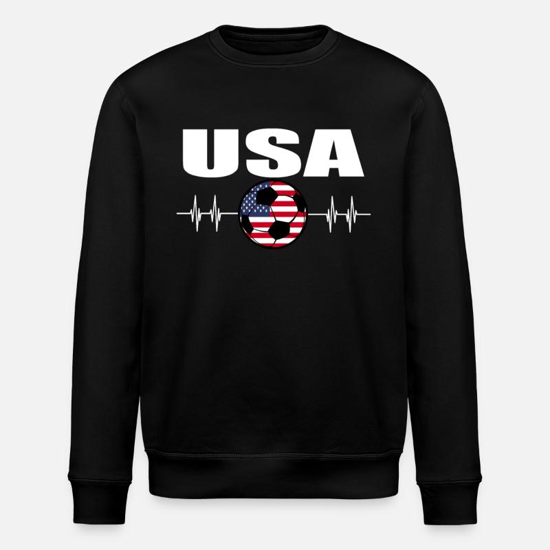 Hirsch Football - Sweat bio ROLLER Stanley/Stella Unisexe - noir