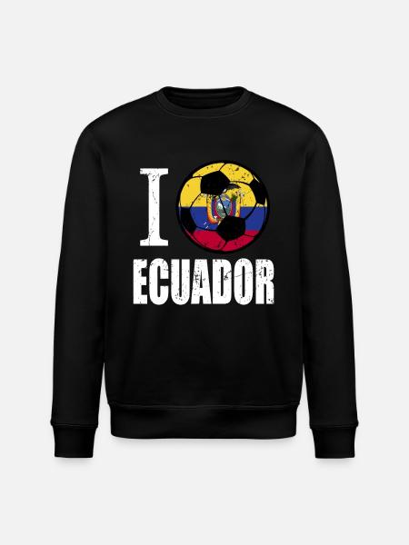 Ecuador Fußball - Stanley/Stella Unisex Bio-Sweatshirt ROLLER - Schwarz