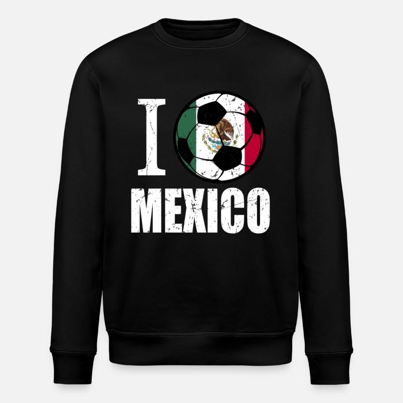 Mexique Football - Sweat bio ROLLER Stanley/Stella Unisexe - noir