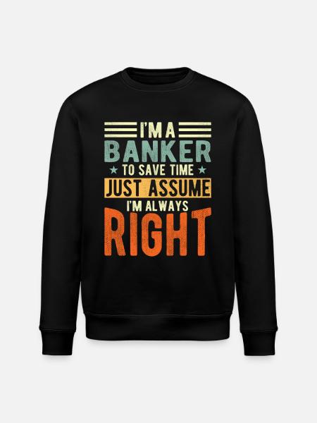 Banker - Stanley/Stella ROLLER Unisex Organic Sweatshirt - black