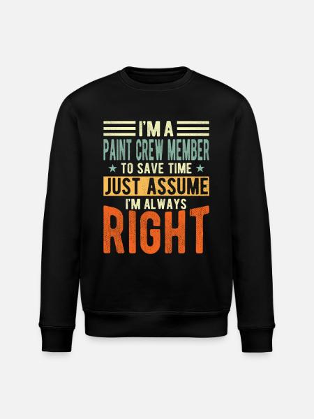 Malen crew member - Stanley/Stella ROLLER Unisex Organic Sweatshirt - black