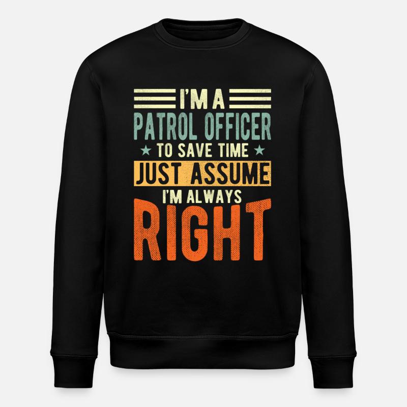 Gendarme - Sweat bio ROLLER Stanley/Stella Unisexe - noir