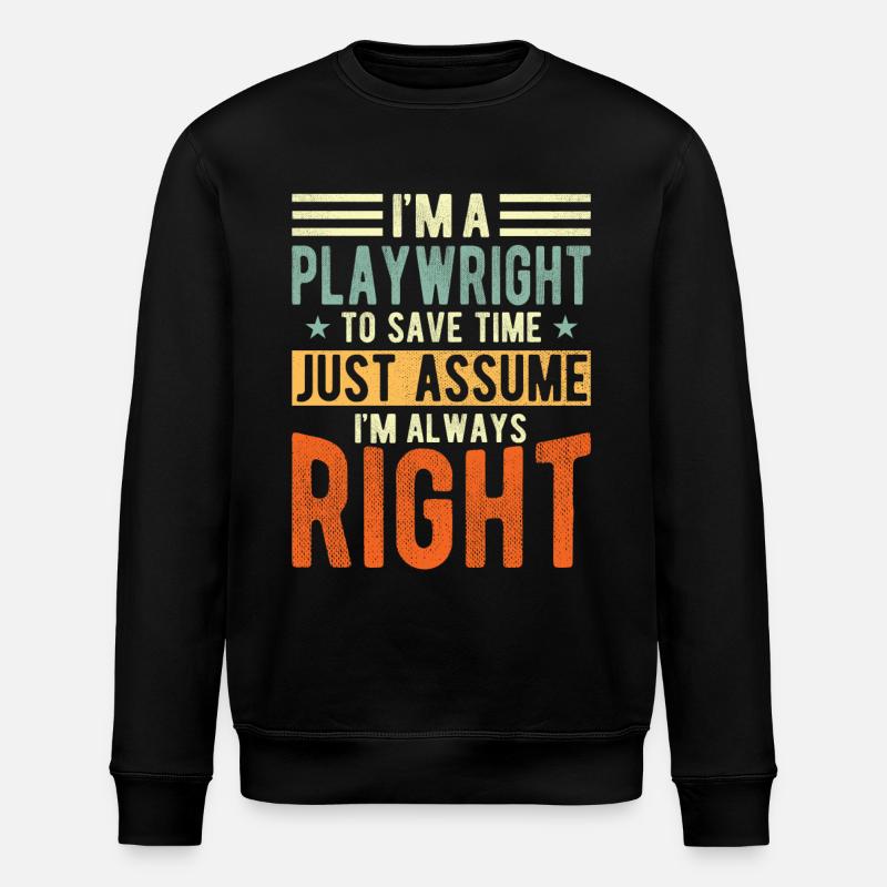 Dramatist - Stanley/Stella ROLLER Unisex Organic Sweatshirt - black