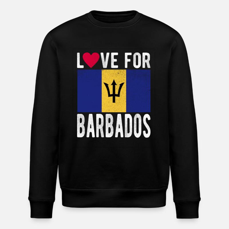Barbados Souvenir - Stanley/Stella ROLLER Unisex Organic Sweatshirt - black