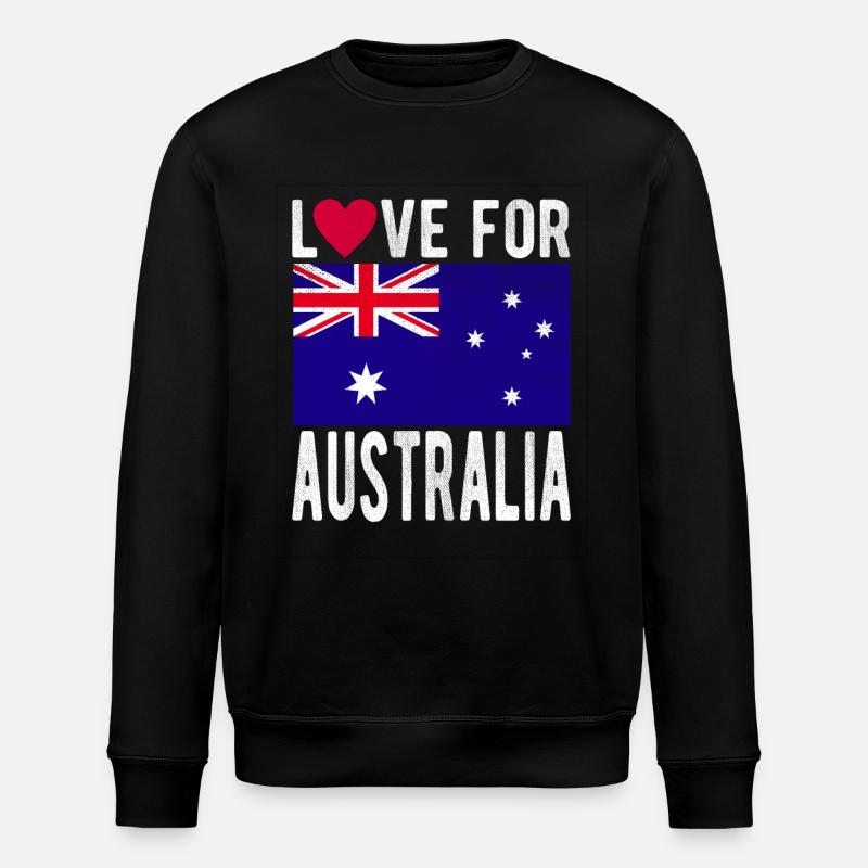 Australie Souvenir - Sweat bio ROLLER Stanley/Stella Unisexe - noir