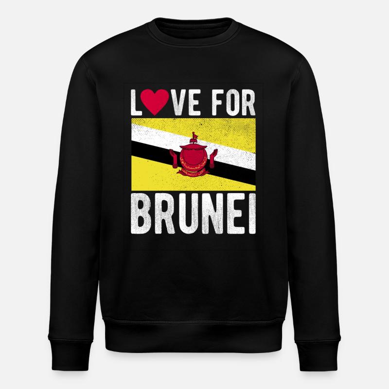 Brunei Souvenir - Sweat bio ROLLER Stanley/Stella Unisexe - noir