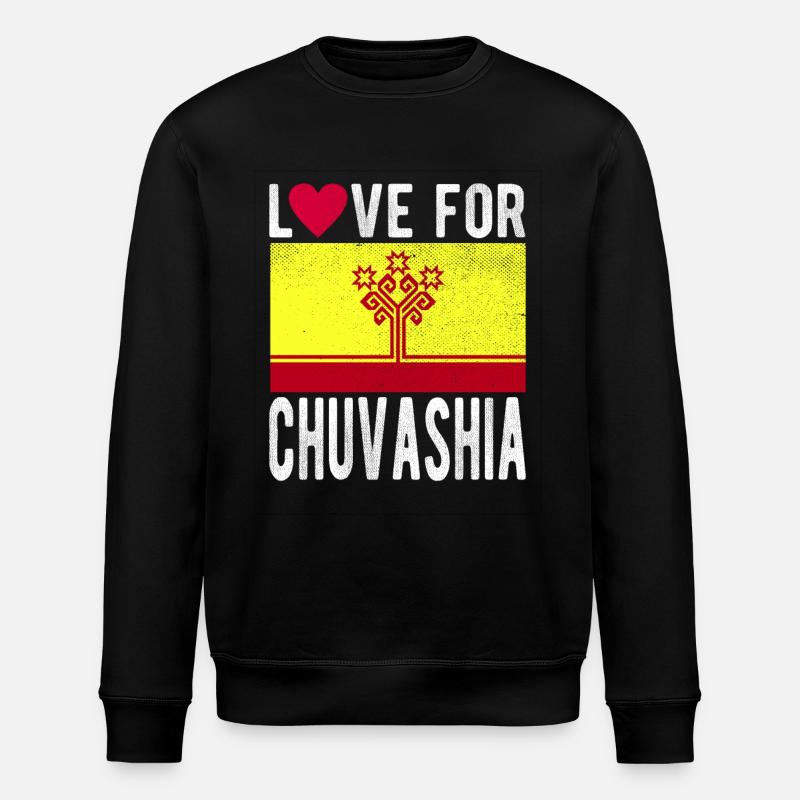 Souvenir de Tchouvachie - Sweat bio ROLLER Stanley/Stella Unisexe - noir