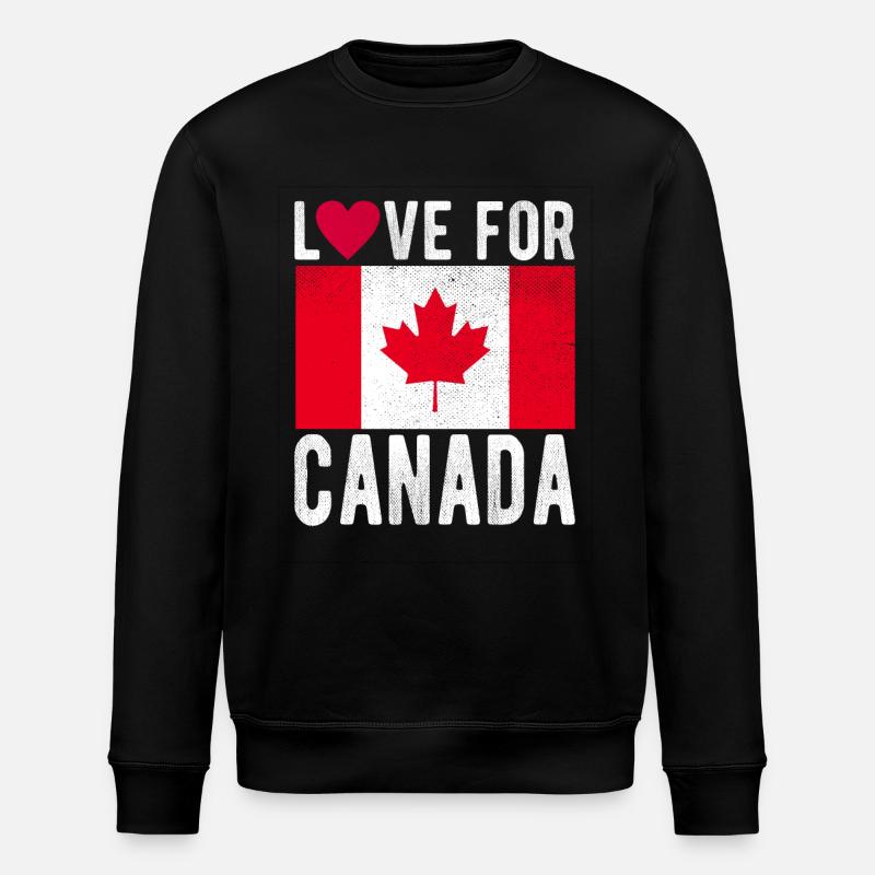 Canada Souvenir - Sweat bio ROLLER Stanley/Stella Unisexe - noir
