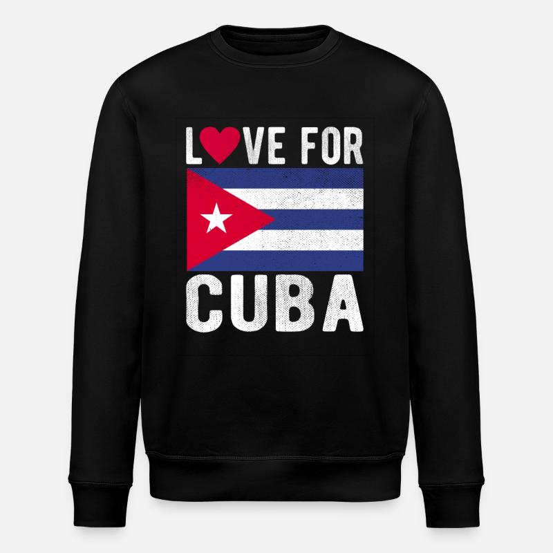 Cuba Souvenir - Sweat bio ROLLER Stanley/Stella Unisexe - noir