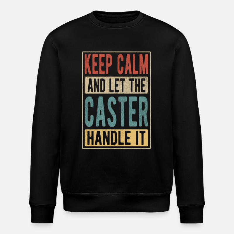 Cadeau Rétro Magique - Sweat bio ROLLER Stanley/Stella Unisexe - noir