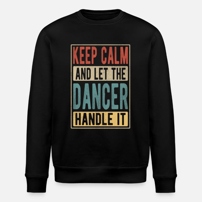 Cadeau Rétro Danseur - Sweat bio ROLLER Stanley/Stella Unisexe - noir