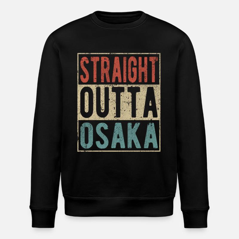 Tout droit à Osaka - Sweat bio ROLLER Stanley/Stella Unisexe - noir