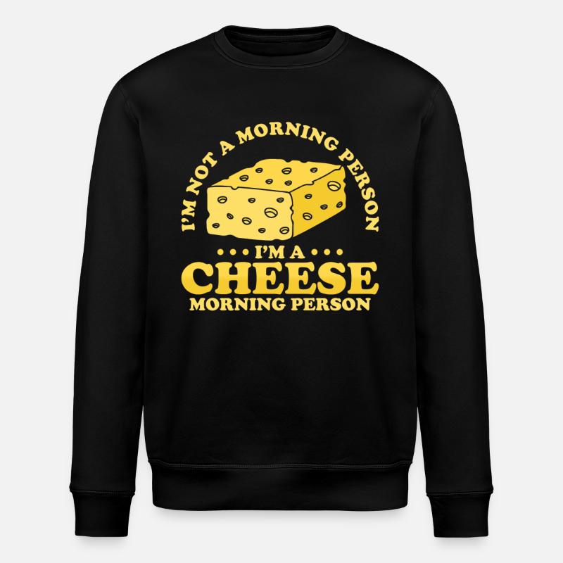 Cadeau au fromage - Sweat bio ROLLER Stanley/Stella Unisexe - noir