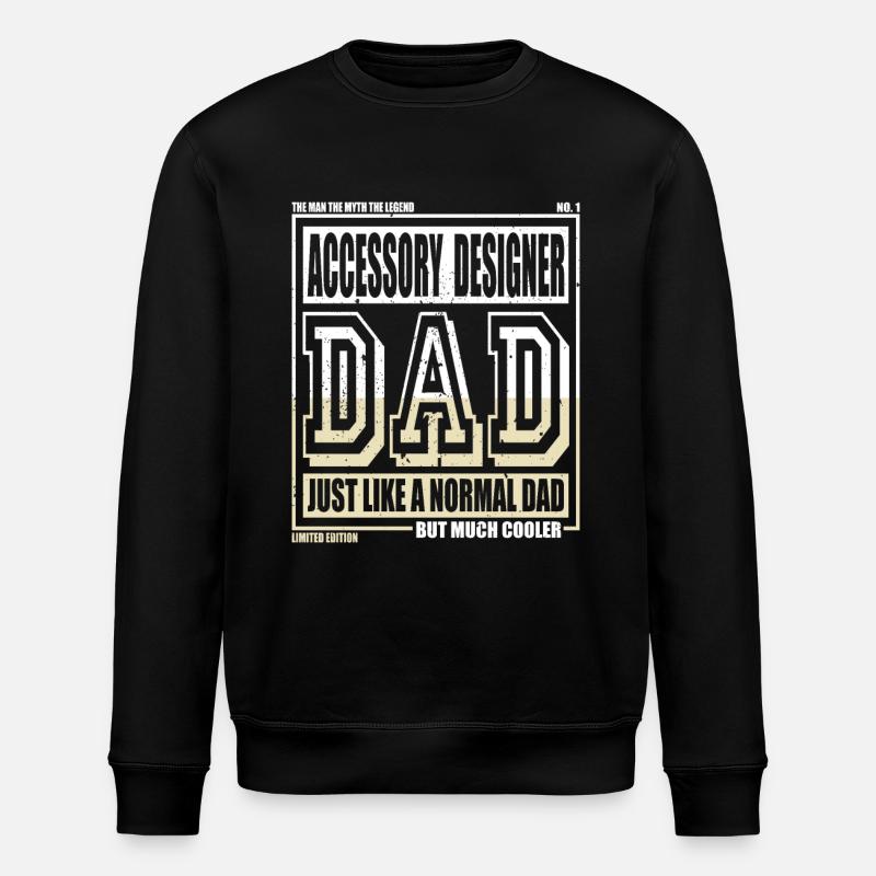Créateur d’accessoires Daddy Cadeau - Sweat bio ROLLER Stanley/Stella Unisexe - noir