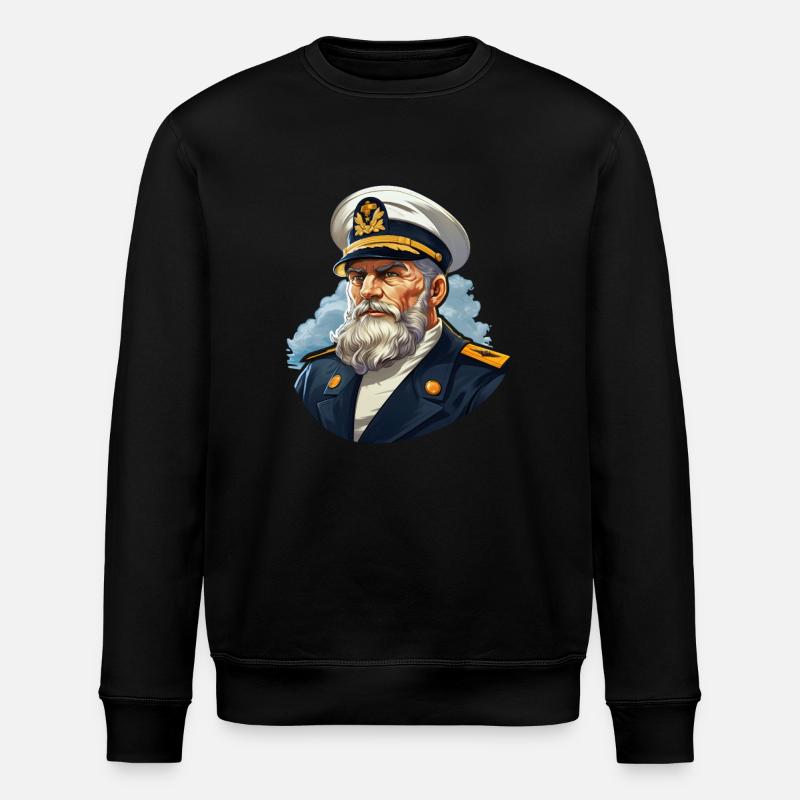 Sailor Sailing - Stanley/Stella ROLLER Unisex Organic Sweatshirt - black