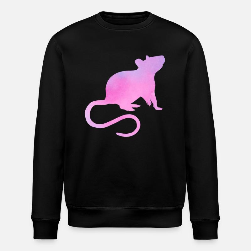Maman rat - Sweat bio ROLLER Stanley/Stella Unisexe - noir