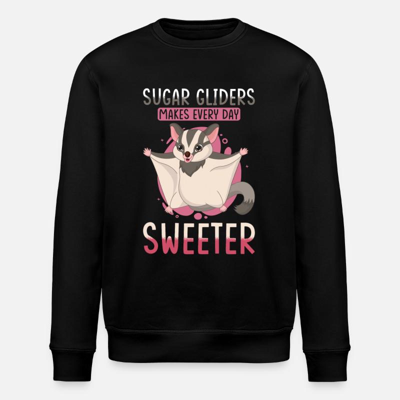 Sugar Glider Spruch - Stanley/Stella Unisex Bio-Sweatshirt ROLLER - Schwarz