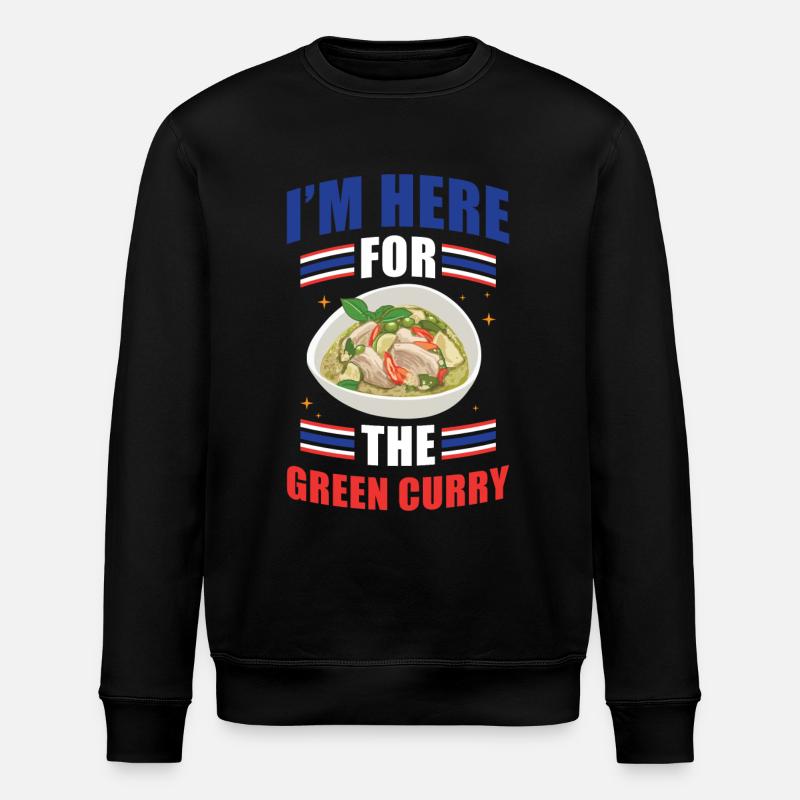 Curry vert cuisine thaïlandaise Thaïlande - Sweat bio ROLLER Stanley/Stella Unisexe - noir