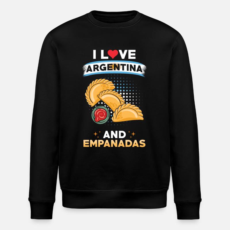 Empanadas Argentina Argentinian Cuisine - Stanley/Stella ROLLER Unisex Organic Sweatshirt - black