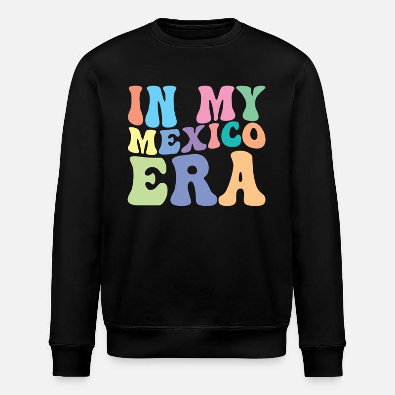 Mexique Retro Groovy - Sweat bio ROLLER Stanley/Stella Unisexe - noir