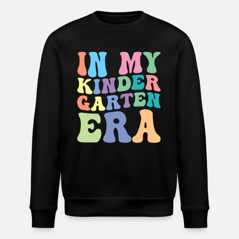 Kindergarten Retro Groovy Student - Stanley/Stella Unisex Bio-Sweatshirt ROLLER - Schwarz